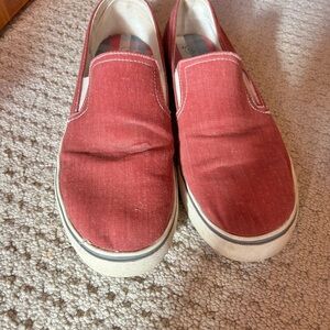Mossimo Supply Co. Red Canvas Slip-Ons